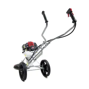 Grass Line Trimmer Fox Petrol Wheeled Strimmer Fox 52cc Lawn Field Cuttter