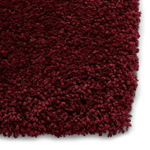 Ruby Plain Shaggy Modern Plain Easy to Clean Rug Soft For Dining Room -120cm X 170cm