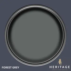 Dulux Trade Heritage Forest Grey Velvet matt Wall paint, 2.5L