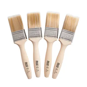 Harris Trade Emulsion & Gloss 2" Fine tip Comfort Paint brush, Pack of 4