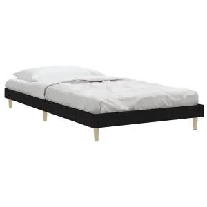 Berkfield Bed Frame Black 90x200 cm Engineered Wood