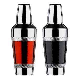 Hammered Red Band Cocktail Shaker