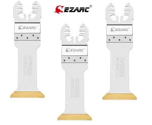 EZARC 801108 3pcs multitool blades set extra long, for wood PVC nails 120mm long