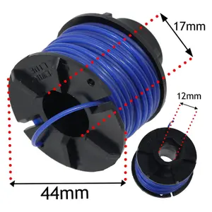 SPARES2GO 10m Line & Spool compatible with Black & Decker GL585 GL590 GL825 Strimmer Trimmer