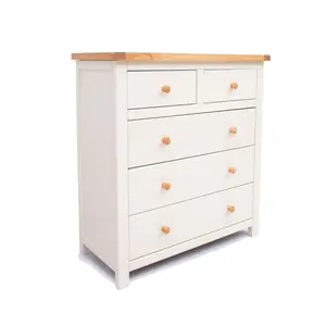 Maggiori 5 Drawer Chest of Drawers Wood Knob