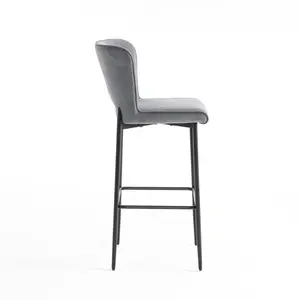 Hallowell Bar Stool Grey