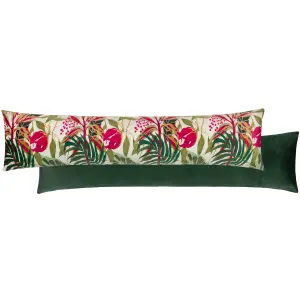 Wylder Tropics Kali Jungle Foliage Floral Velvet Draught Excluder