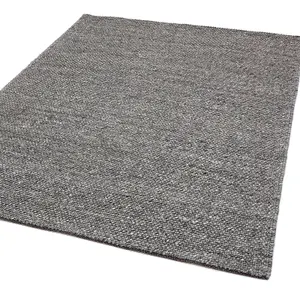 Charcoal Modern Plain Luxurious Easy to Clean Handmade Rug For Bedroom LivingRoom and Dining Room -120cm X 170cm