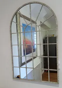 Decorative Traditional Arched Mirror 77cm tall