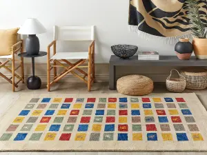 Wool Gabbeh Area Rug 160 x 230 cm Multicolour MURATLI