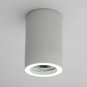 Litecraft Gorm White Paintable Ceiling Downlight