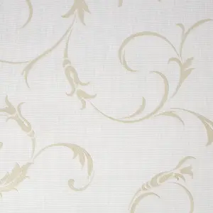 Superfresco Athena White/gold Smooth Wallpaper Sample