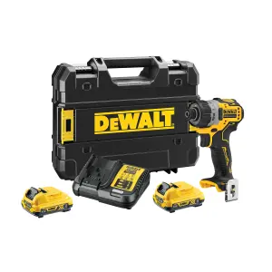 DeWalt 12V 2 x 2Ah Li-ion Cordless Screwdriver DCF601D2-GB