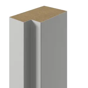 Tydeman Matt Grey Square Pilaster, (H)2400mm (W)65mm