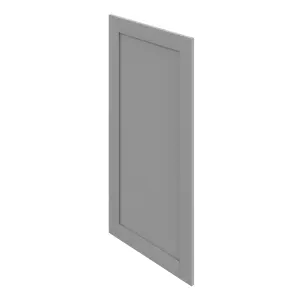 GoodHome Alpinia Matt slate grey wood effect Shaker Tall larder Cabinet door (W)600mm (H)1181mm (T)18mm