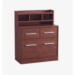 Dedman 81cm Wide 3 -Drawer File Cabinet Vintage Walnut