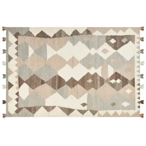 Wool Kilim Area Rug 200 x 300 cm Multicolour ARALEZ