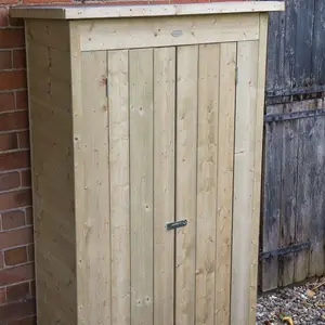 Forest Garden Tall Natural timber Shiplap Pent Garden storage 2x3 ft 1780mm 1080mm