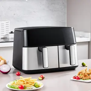 6.5L+3.5L Touch Screen Dual Basket Air Fryer