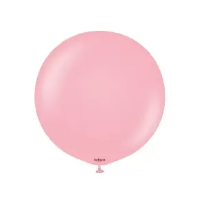 Kalisan Latex Plain Balloons (Pack of 25) Flamingo Pink (One Size)