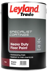 Leyland Trade Heavy Duty Floor Paint  - 5 Litre - Empire Green