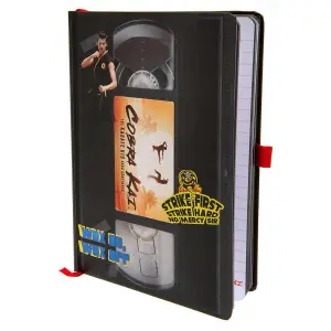 Cobra Kai Premium VHS A5 Notebook Black/Orange/White (One Size)