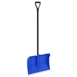 vidaXL Snow Shovel Blue 147 cm Metal