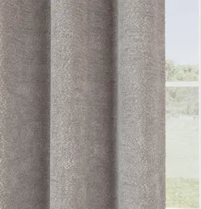 Boucle SALE Silver Readymade Curtain - On Trend, Thermal, Warm, Noise Reducing - 90 x 90 inch (229x229cm)