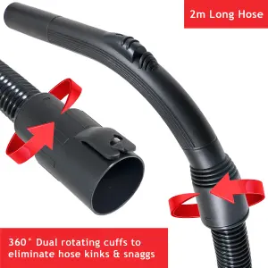 SPARES2GO Hose for Vacmaster Multi 20 20L Power 30 30L PTO Wet & Dry Vacuum Cleaner