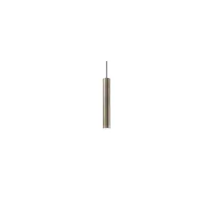 Luminosa Look 1 Light Slim Ceiling Pendant Bronze, GU10