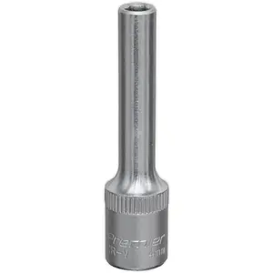 4mm Forged Steel Deep Drive Socket - Durable Chrome Vanadium Tool for Precision Work