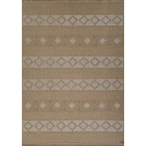 PARITA Machine Washable Jute Boho Area Rug 118 x 170 cm