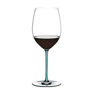 Riedel Hand Made Fatto A Mano Cabernet / Merlot Glass Turquoise