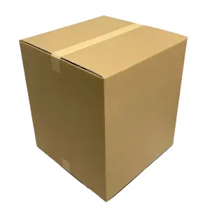 Pack of 5 Removal Storage Cartons - Double Wall Cardboard Boxes - 18" x 18" x 20" / 450mm x 450mm x 500mm