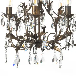 Luminosa Botte Multi Arm Chandelier Bronze