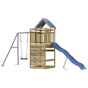 Berkfield Outdoor Playset Impregnated Wood Pine