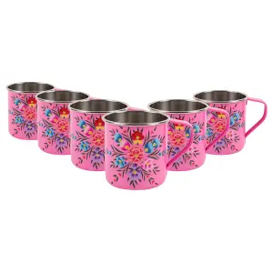 BillyCan - Camping Mugs - 450ml  - Raspberry Pansy  - Pack of 6