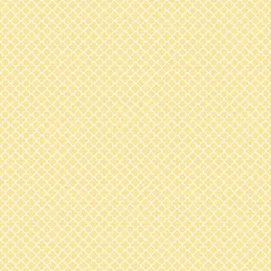 Galerie Small Prints Yellow Geometric Medallion Wallpaper Roll