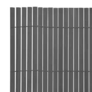 Berkfield Double-Sided Garden Fence 110x500 cm Grey