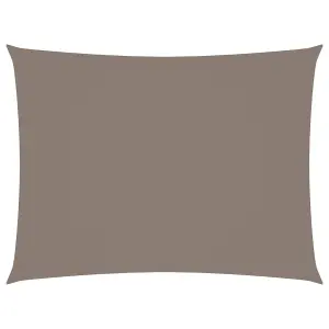 Berkfield Sunshade Sail Oxford Fabric Rectangular 6x7 m Taupe