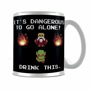 The Legend Of Zelda Drink This Mug Black/White (One Size)