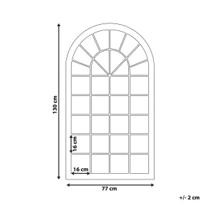 Wall Mirror TREVOL Metal Beige