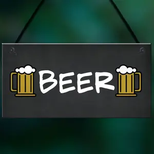 Sign Hanging Home Bar Man Cave Pub Garage Sign Gift Bar Decor