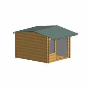 Marlborough 28 mm Log Cabin 12 x 12 Feet