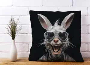 Funky Rabbit Face Cushions 45cm x 45cm