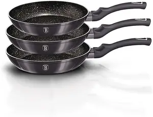 Berlinger Haus Frying Pans Set of 3 GREY