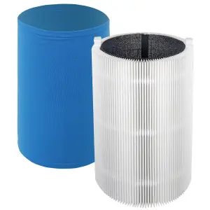 SPARES2GO Air Purifier Filter Kit compatible with Blueair Blue 3210 Pure 411 Joy S