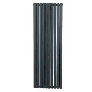 Oval Radiator - 1800 x 600mm - Anthracite