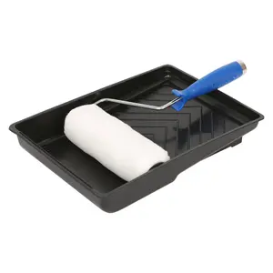 Pro User Paint Roller & Tray Set - 7" (18cm) - White