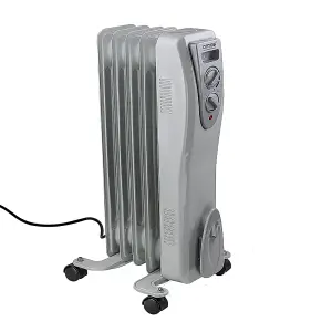 AMOS 5-Fin Oil Filled Radiator 1000W